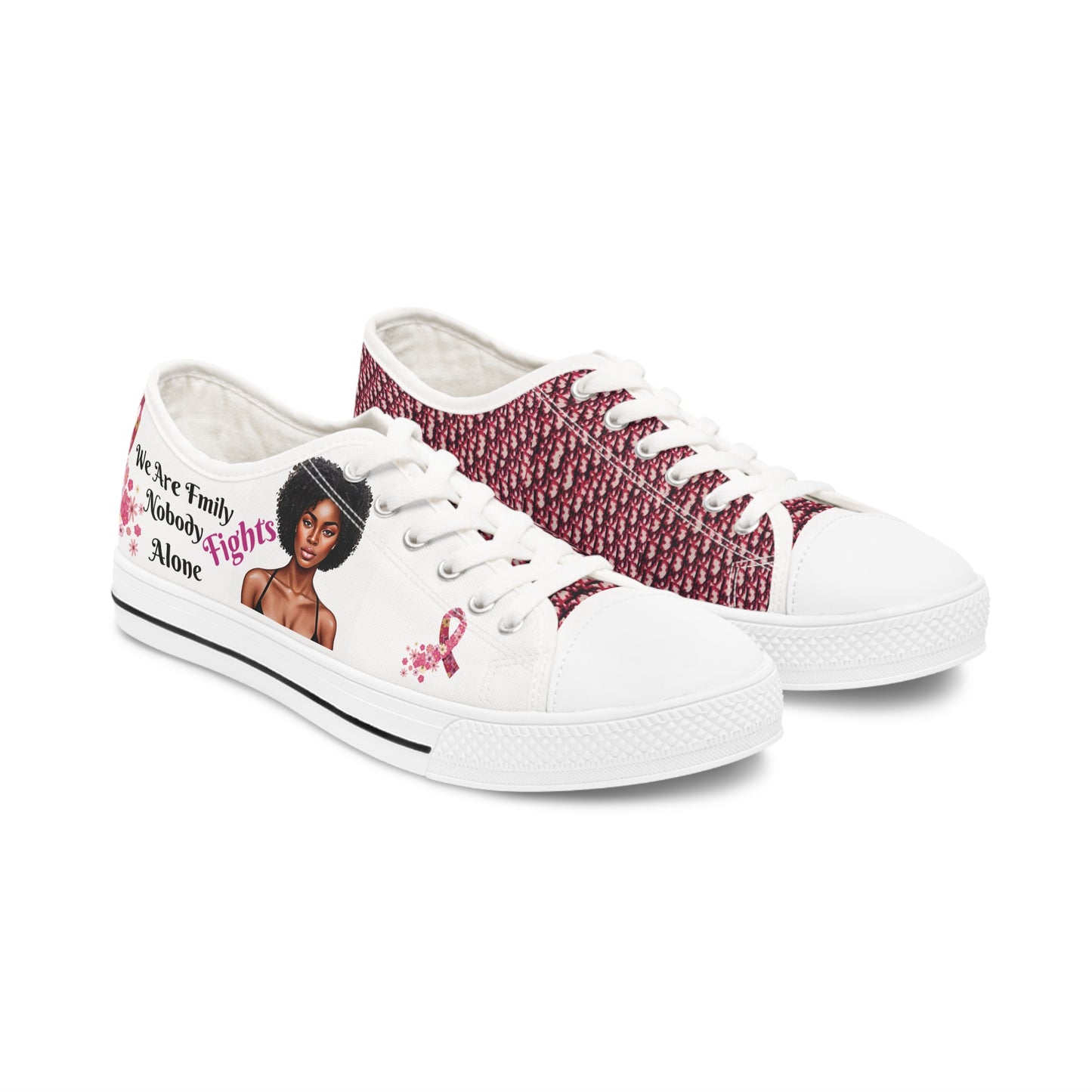 T4x We Don't Fight Alone Women's Low Top Sneakers