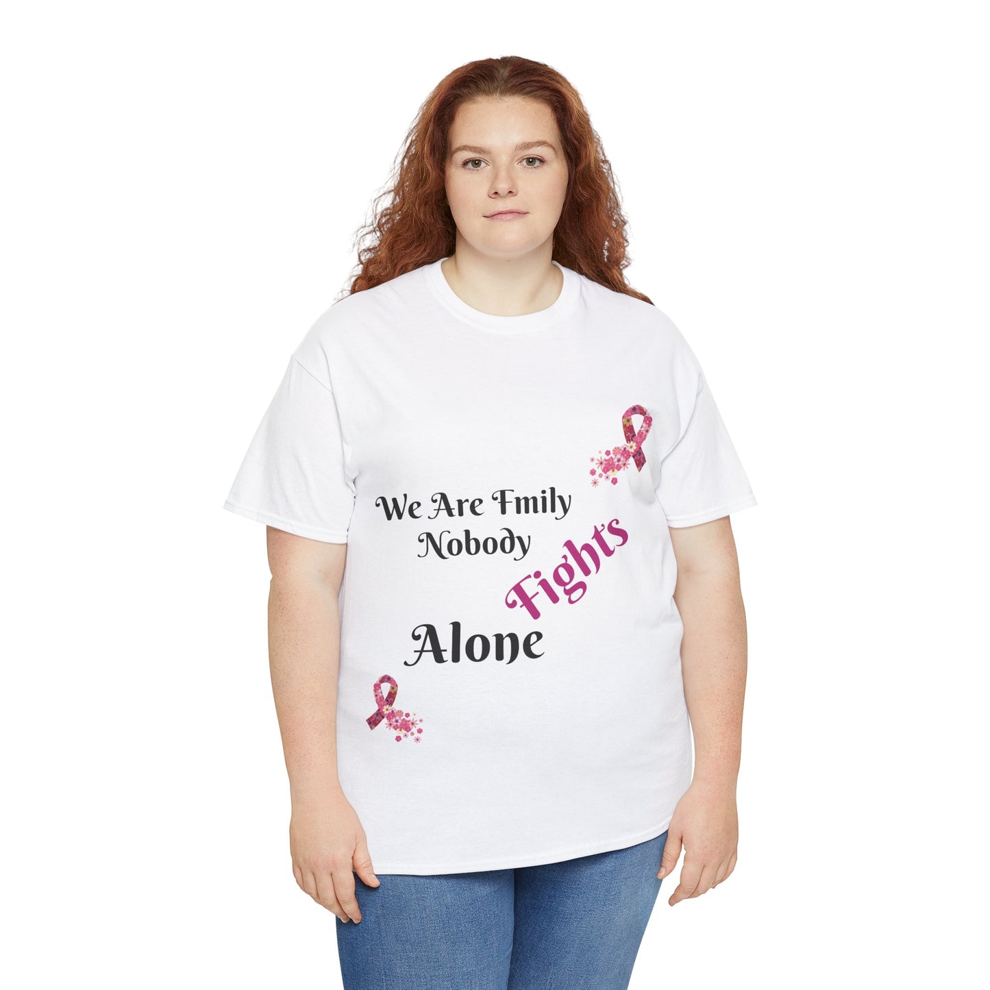 T4x We Don't Fight Alone Women's Heavy Cotton Tee