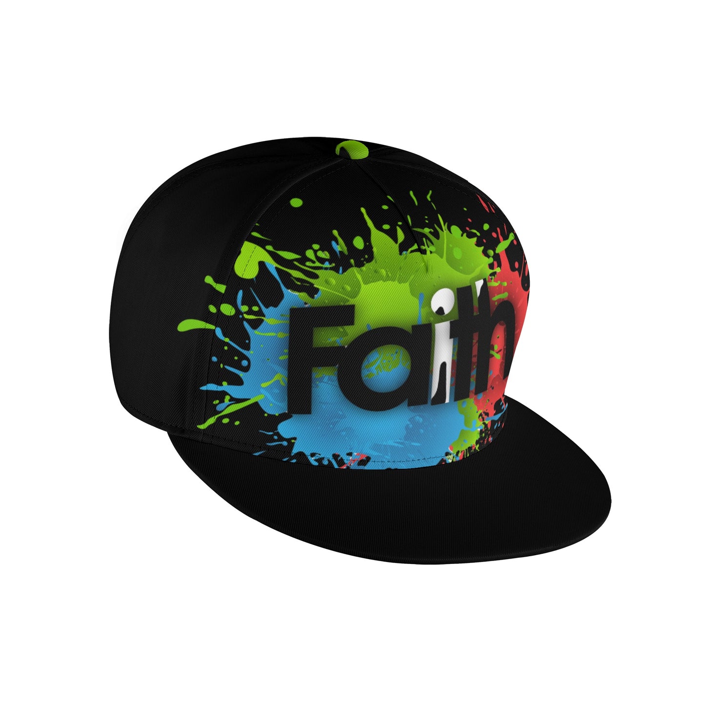 T4x Black Faith Hip-hop Caps