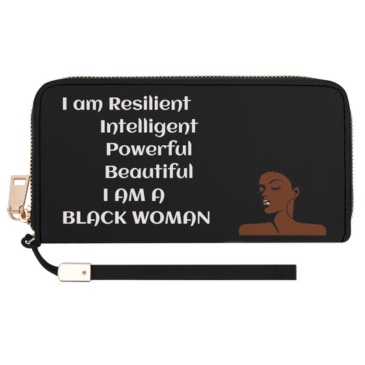 I Am A Black Woman Casual Clutch Wallet