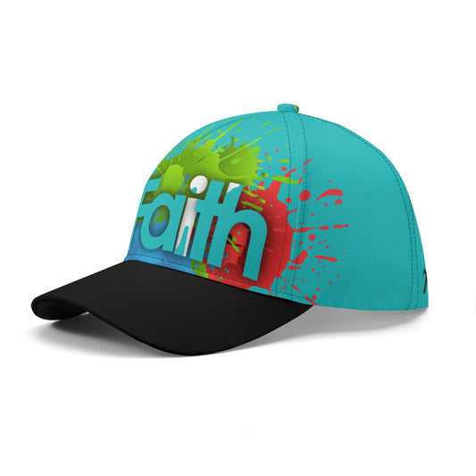 T4x Torquoise Faith Baseball Caps