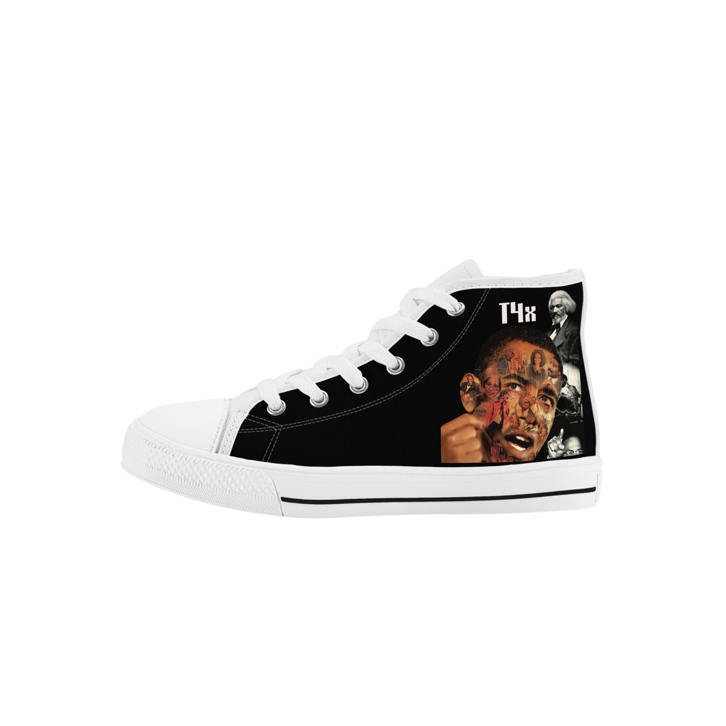 T4x Kids The Dream High Top Canvas Shoes