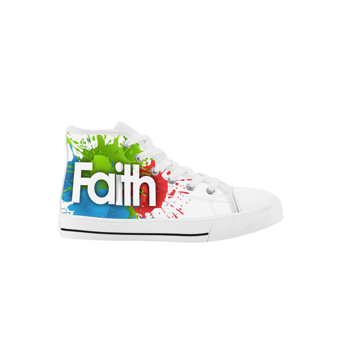 T4x Kids Faith High Top Canvas Shoes