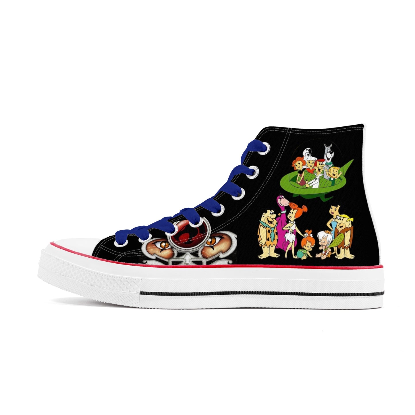 T4x Womens 80s Cartoons Classic High Top Shoes