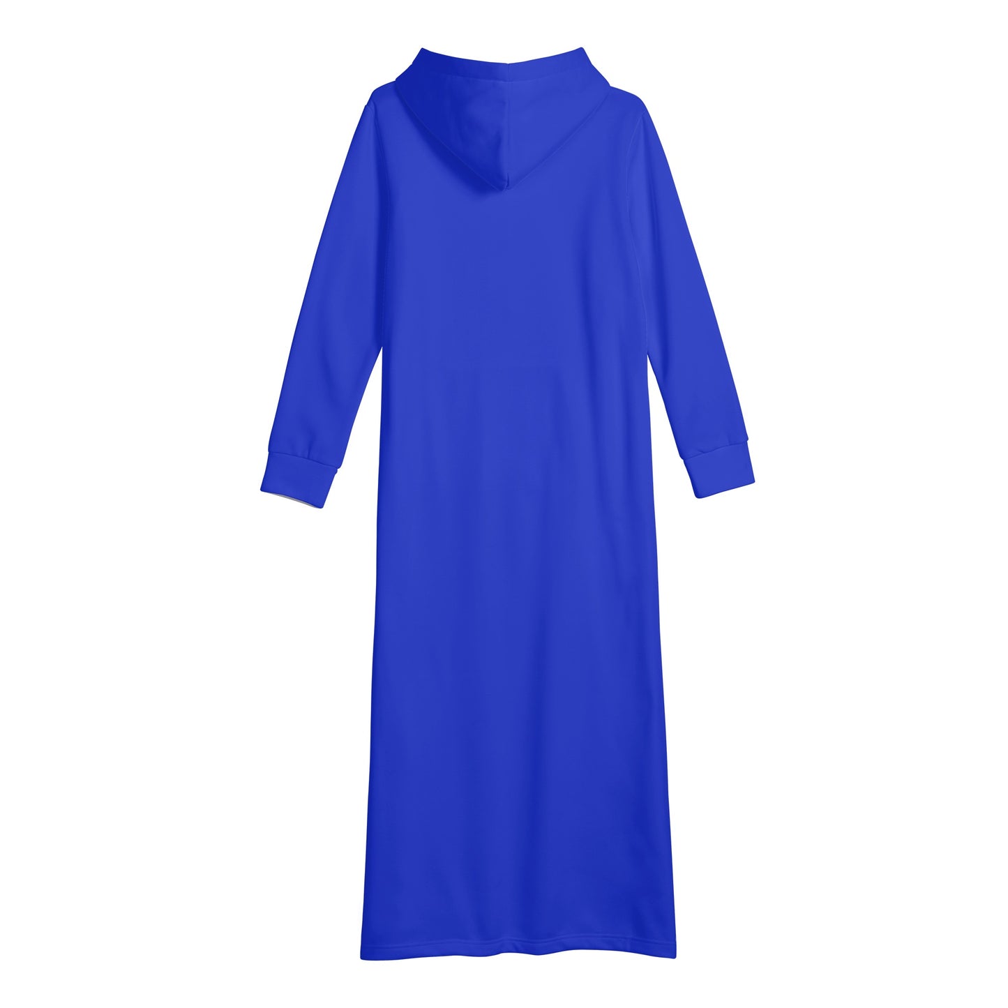 T4x Blue Womens Cute and Comfortable Long Length Hoodie Dress
