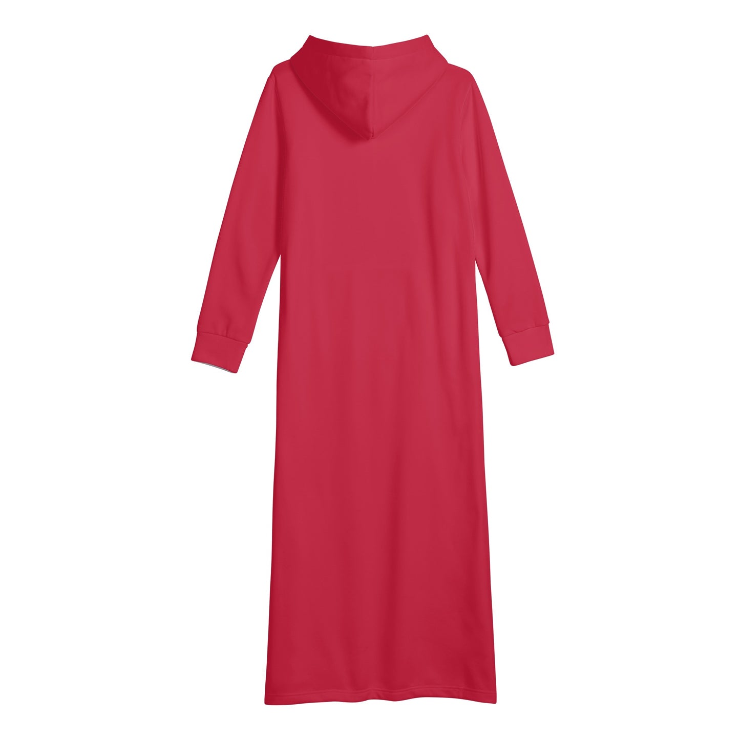 T4x Red Womens Cute and Comfortable Long Length Hoodie Dress