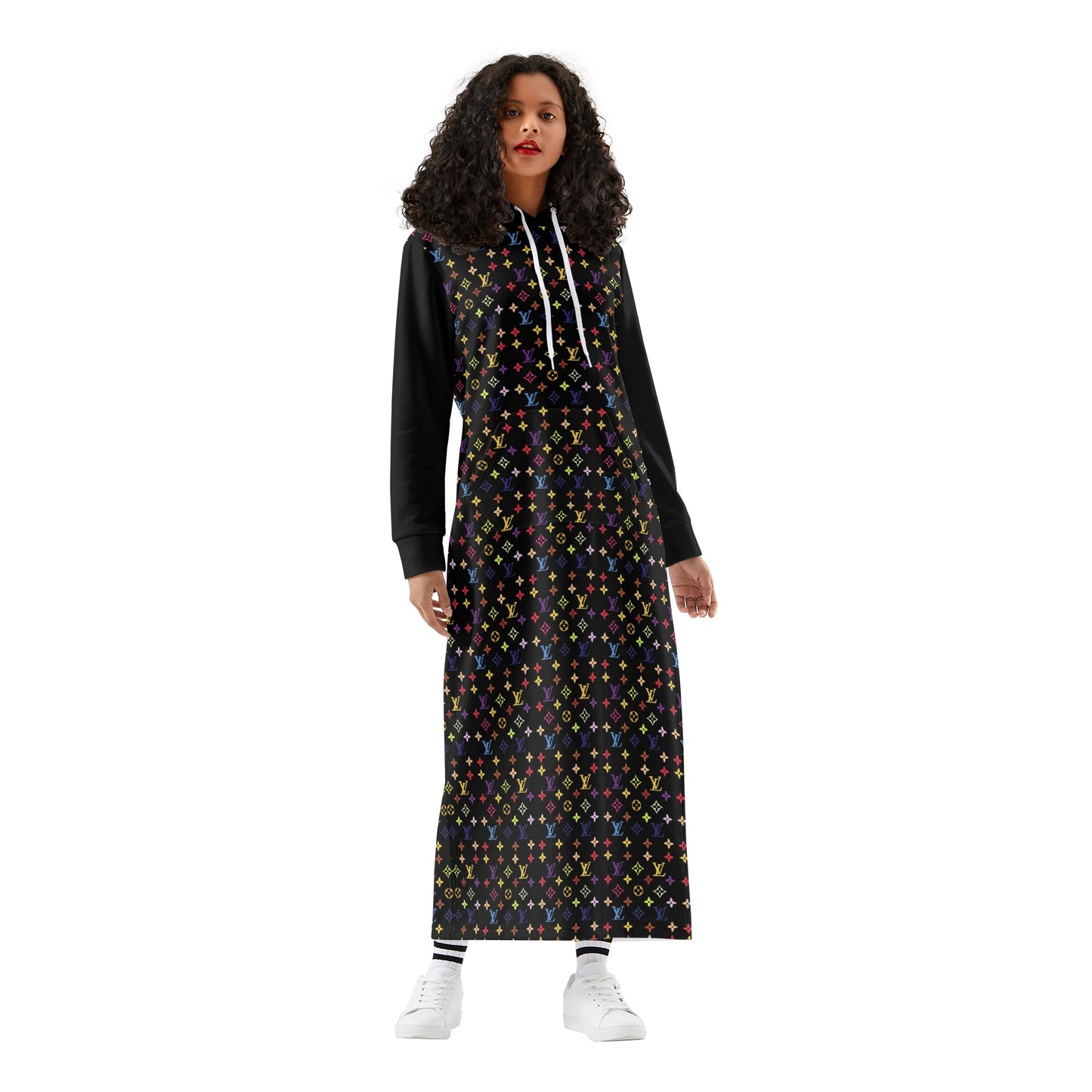T4x Fashion Womens Long Length Hoodie Dress