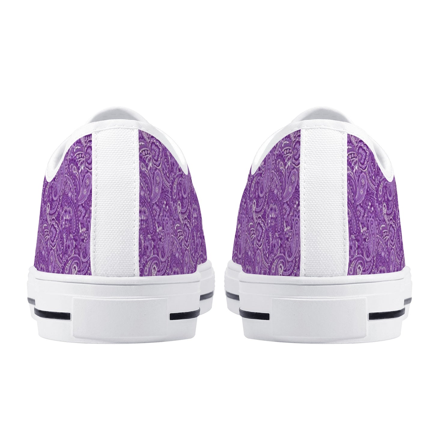 T4x Womens Purple Bandana Low Top Shoes