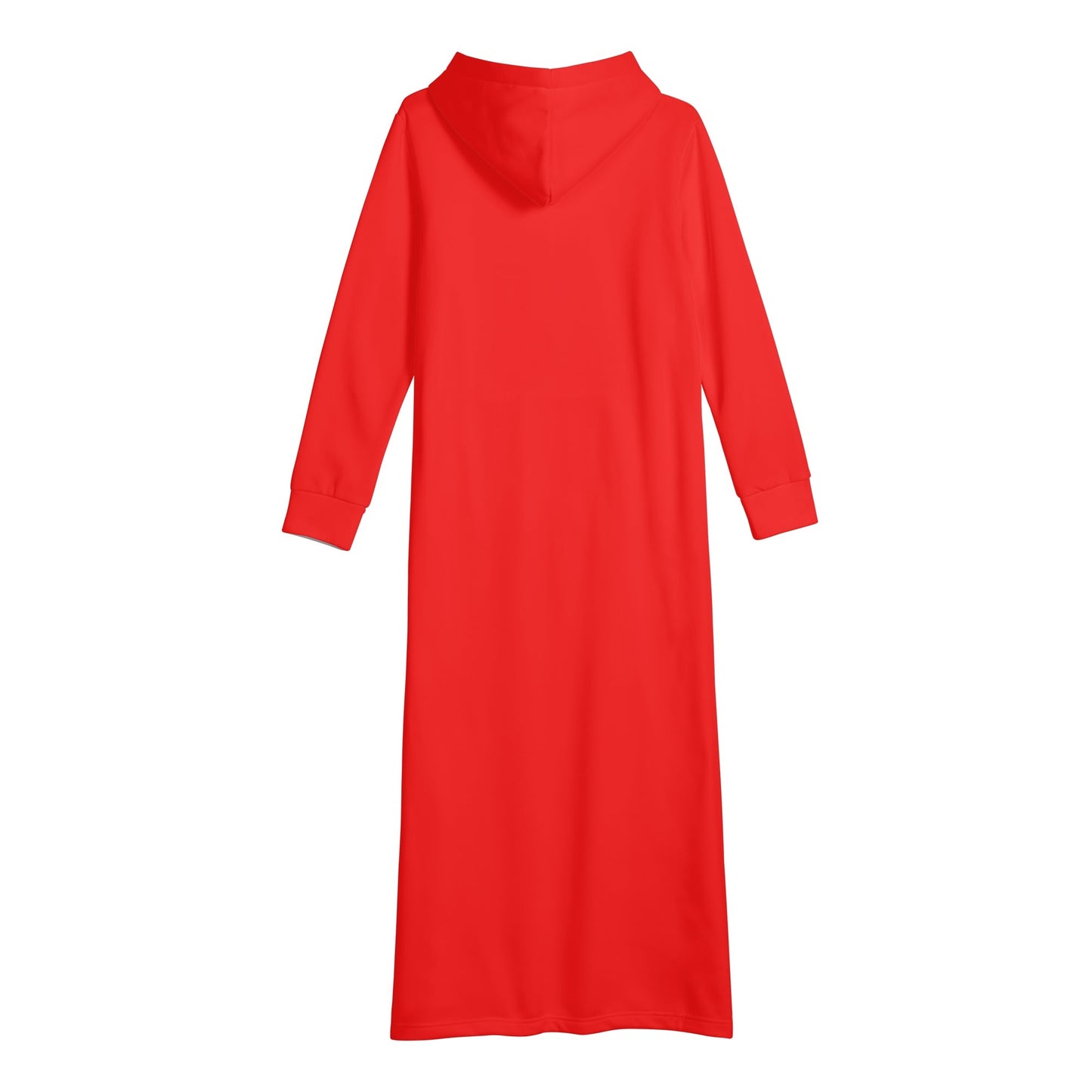 T4x Red Womens Long Hoodie Dress