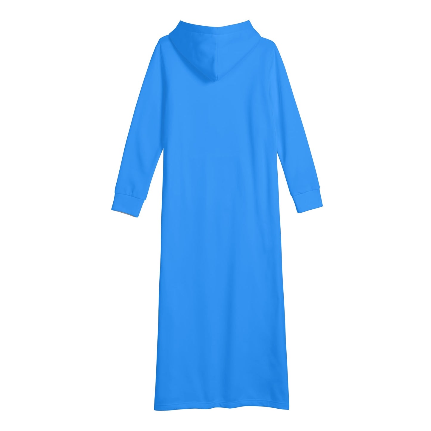 T4x Blue Womens Long Hoodie Dress