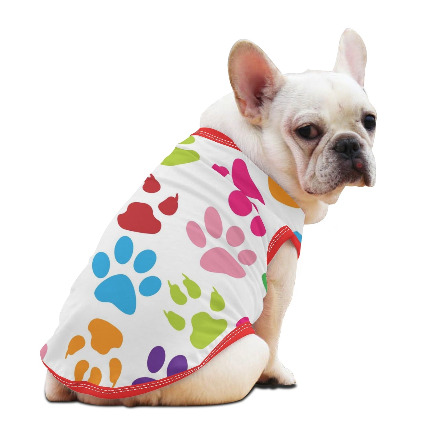 T4x Paw Print Pet Shirt for Small Medium Dogs / Cats