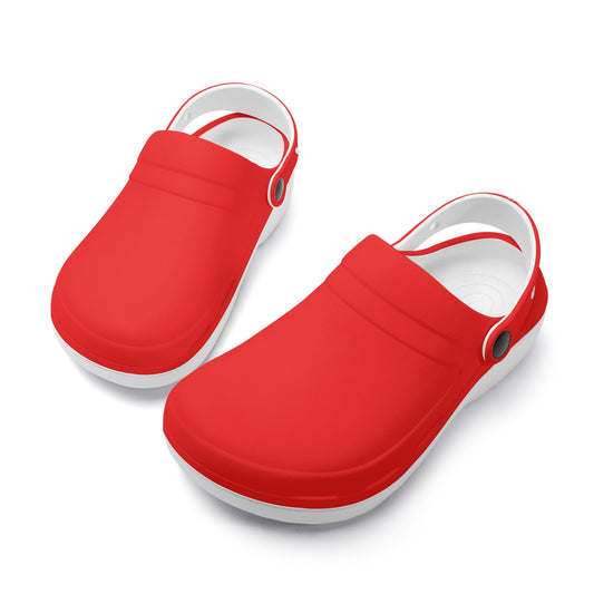 T4x Womens Red Lightweight Clogs