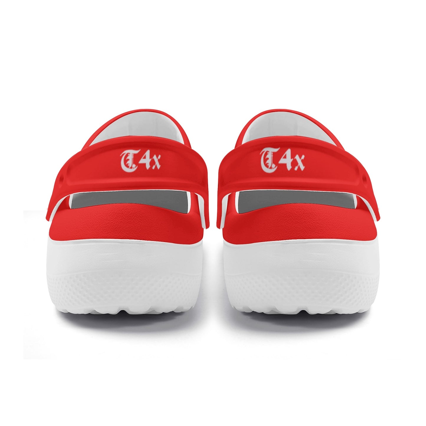 T4x Womens Red Lightweight Clogs