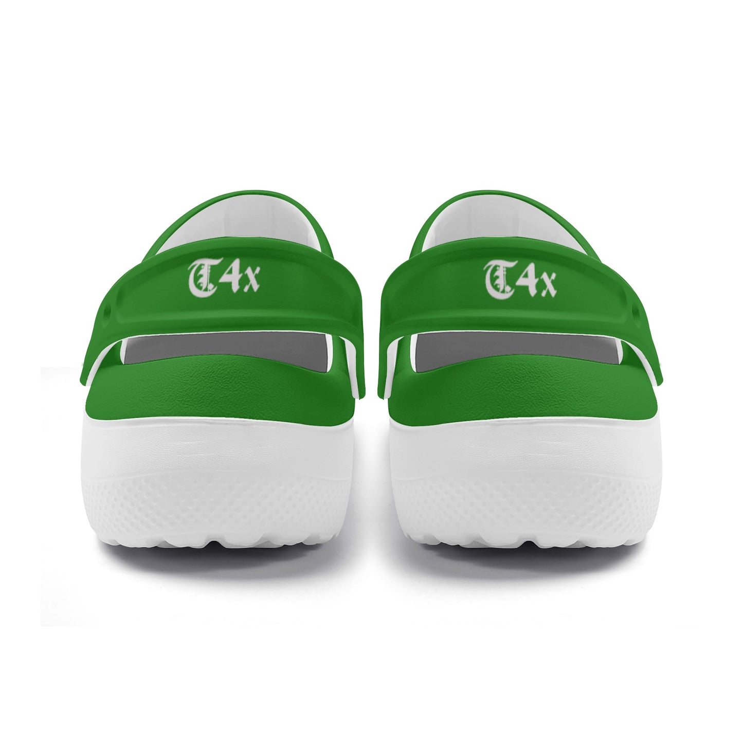 T4x Womens Green Lightweight Clogs