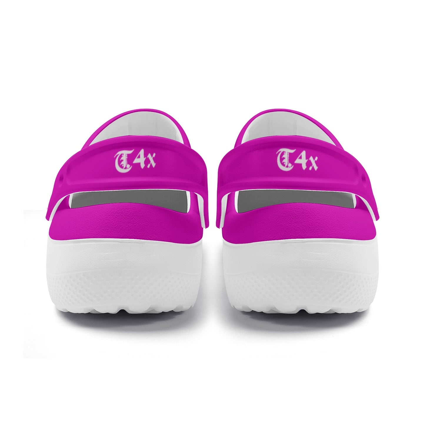 T4x Womens Hot Pink Lightweight Clogs