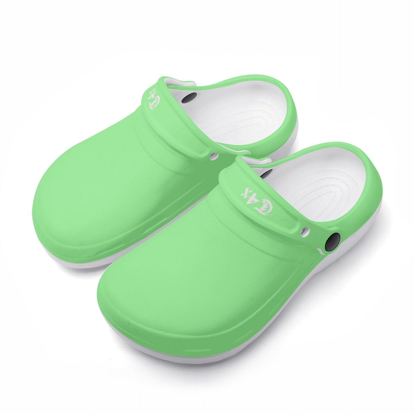 T4x Womens Powder Green Lightweight Clogs