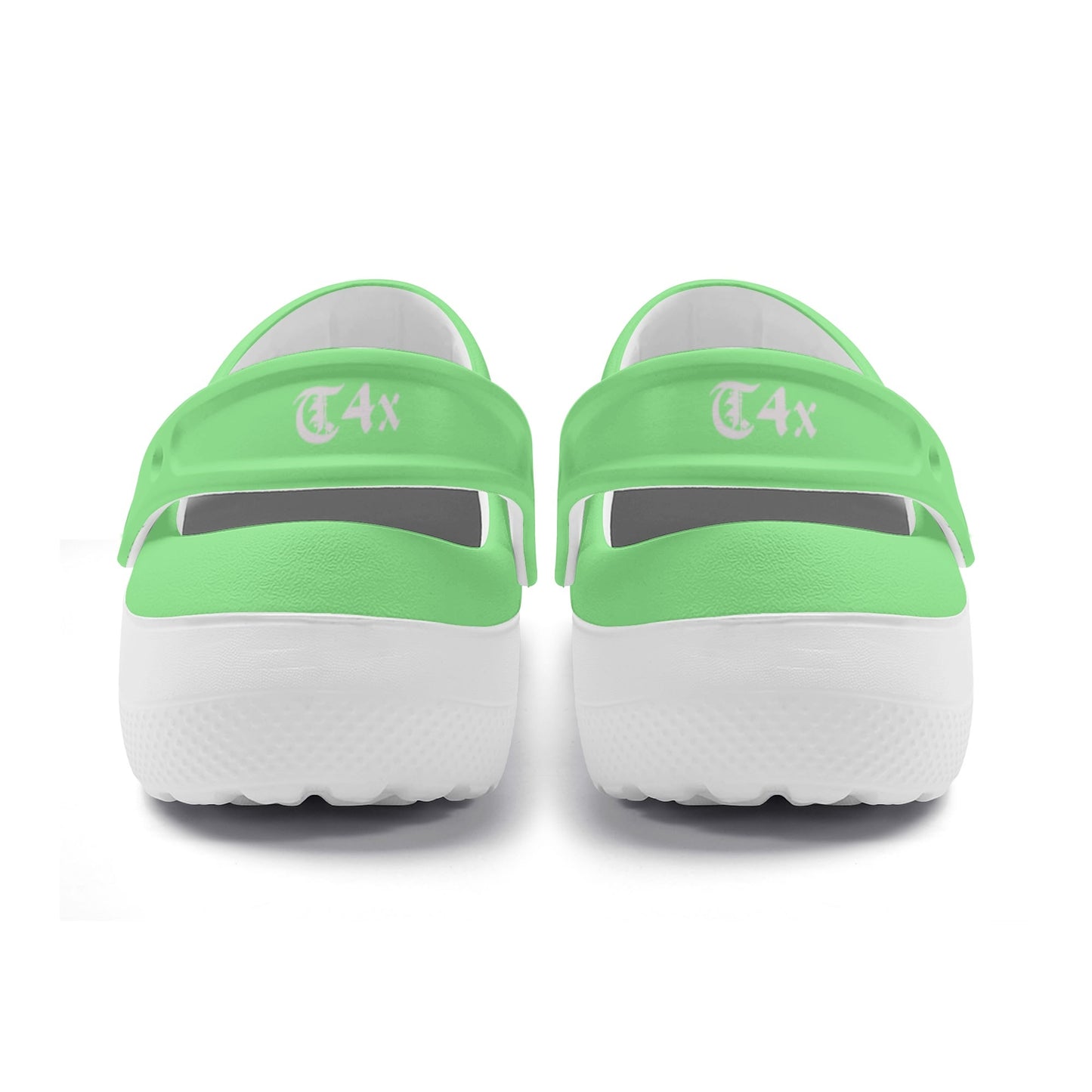 T4x Womens Powder Green Lightweight Clogs