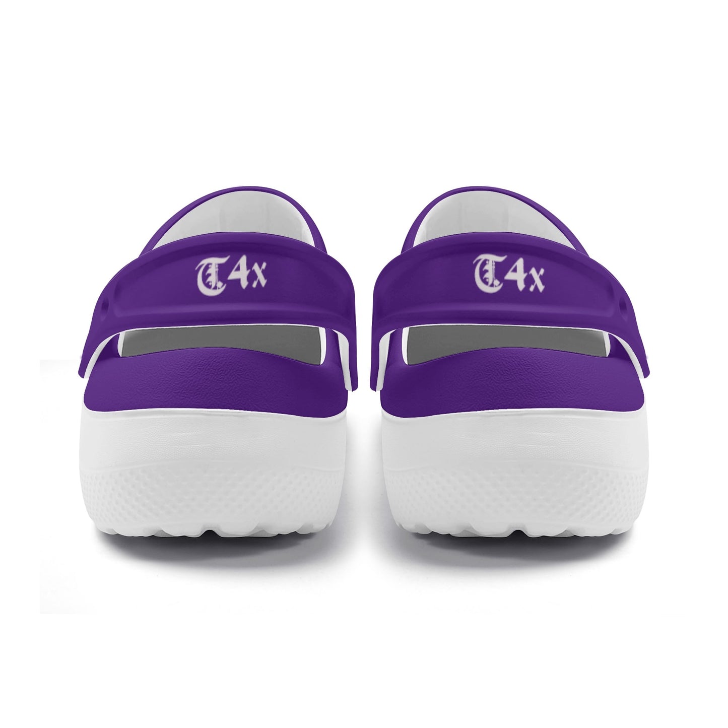 T4x Womens Purple Lightweight Clogs