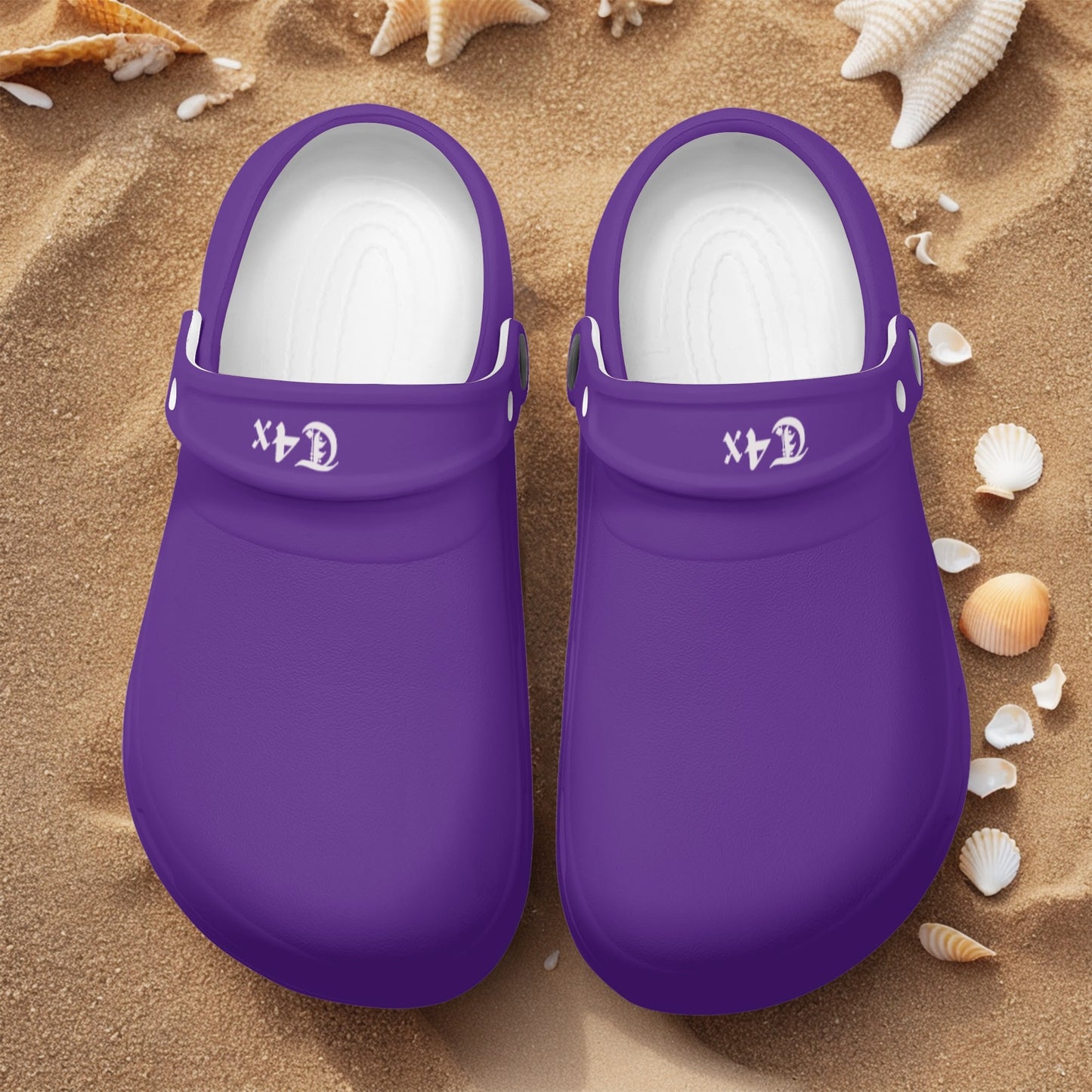 T4x Womens Purple Lightweight Clogs