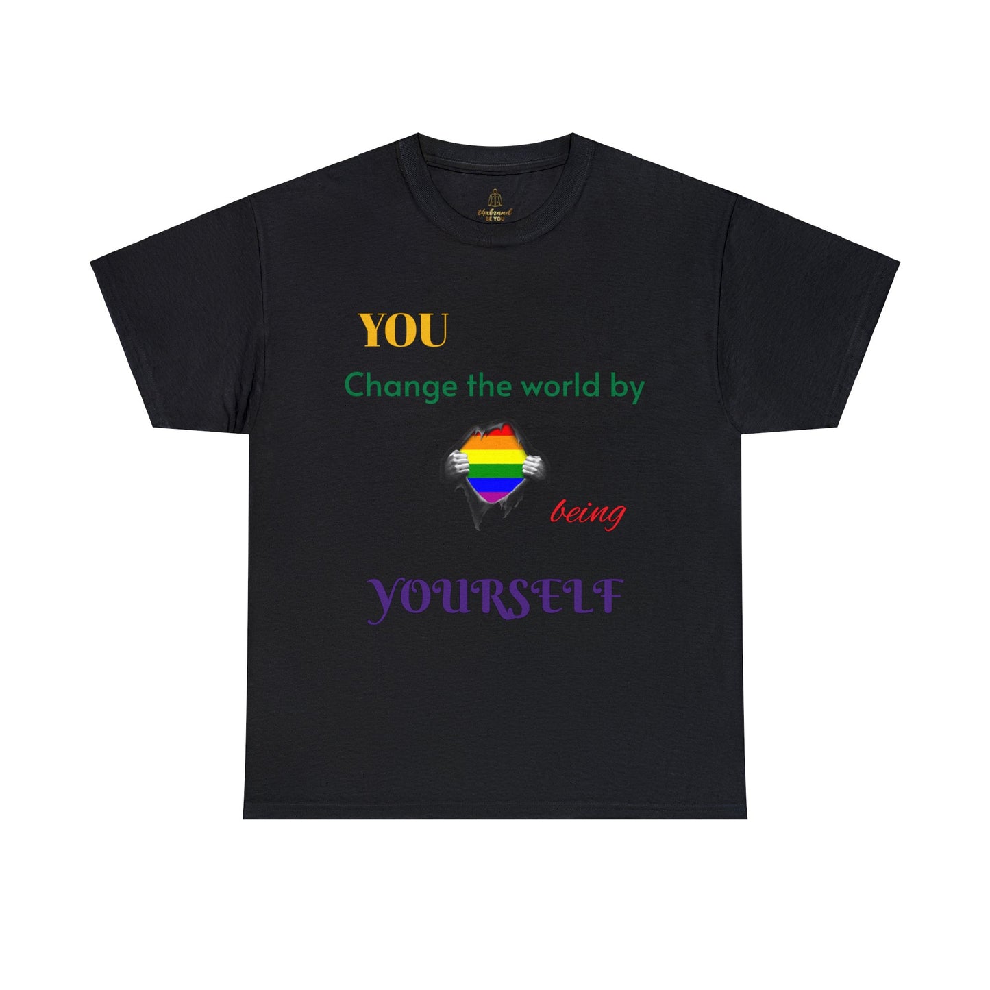 T4x YOU Are The Change Unisex Heavy Cotton Tee