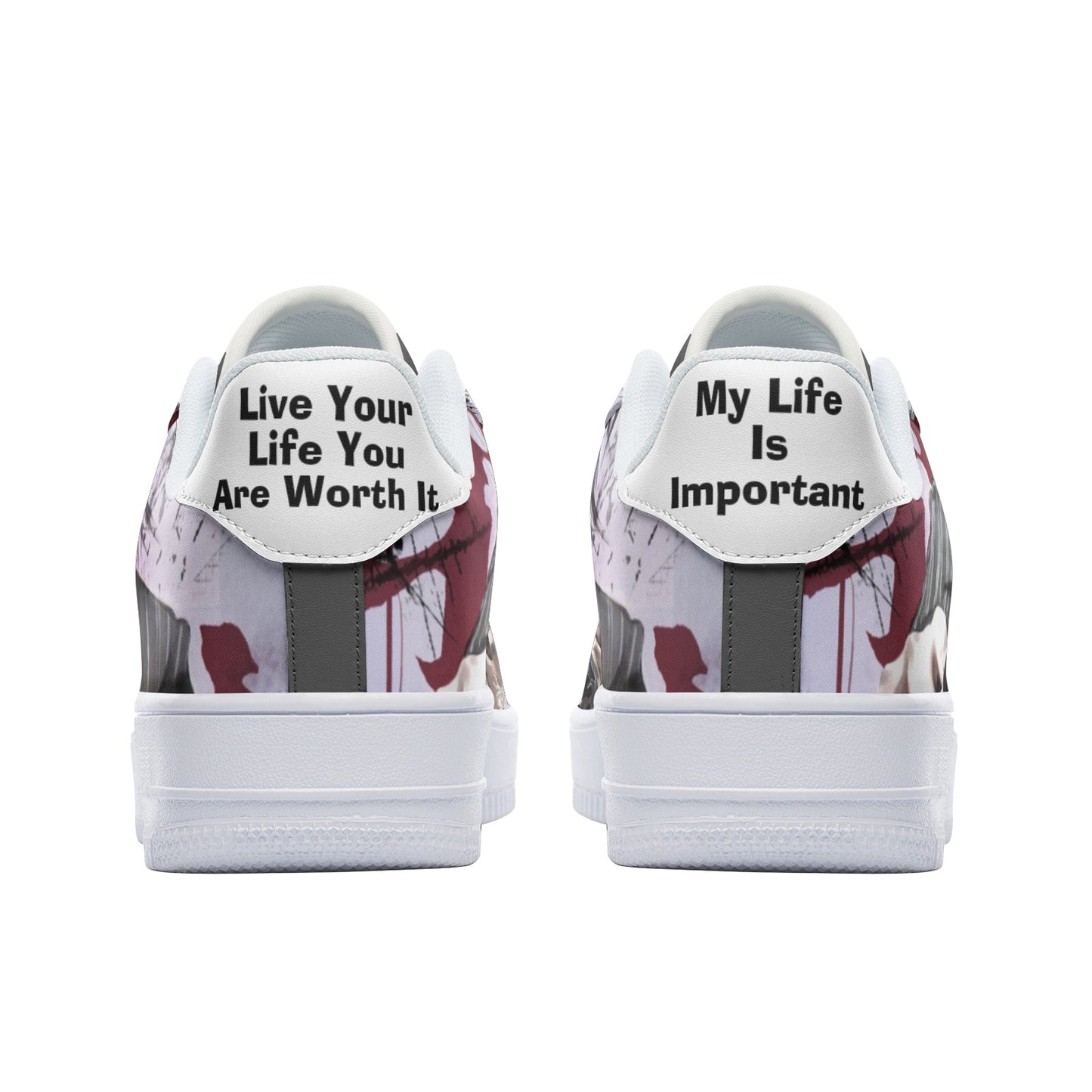 T4x Unisex Low Top Motivation Leather Sneakers