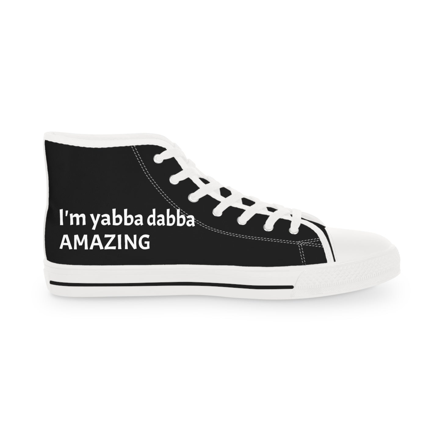 T4x Yabba Dabba Amazing Men's High Top Sneakers