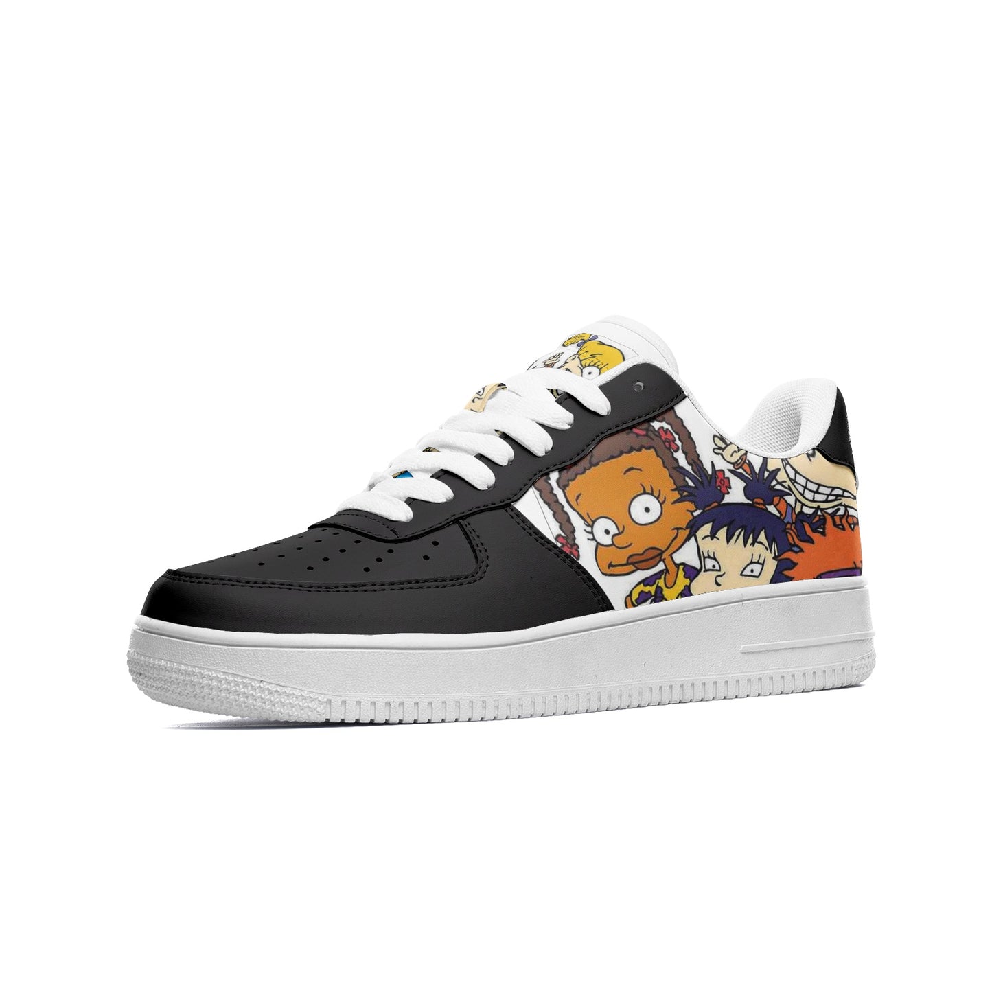 T4x Cartoon Unisex Low Top Leather Sneakers