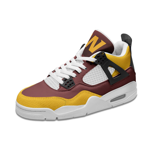 T4x I Wear My Burgandy and Gold Unisex Non-Slip Sneakers