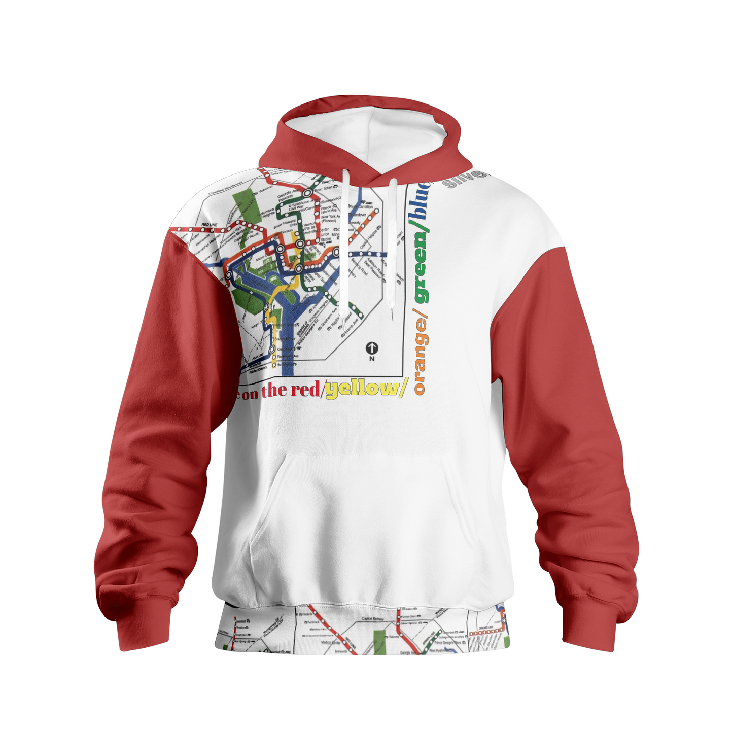 T4x Men's It's A DC, MD, VA Thang Pullover Hoodie
