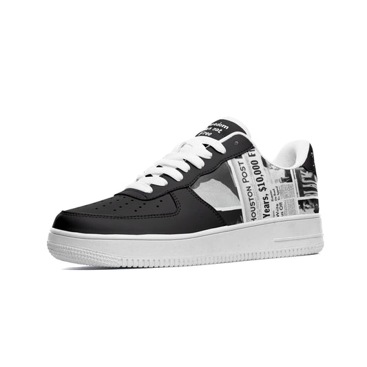 T4x Freedom Was Not Free Unisex Low Top Leather Sneakers