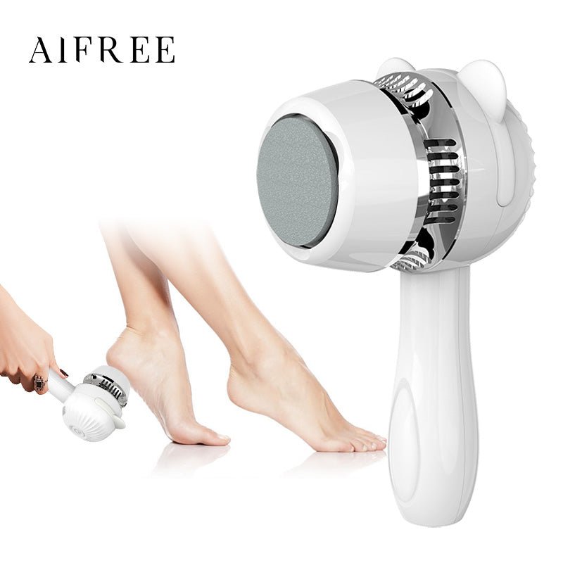 AIFREE beauty equipment vacuum rechargeable dead foot skin grinder and electric foot callus remover - T4x Quadruple Love