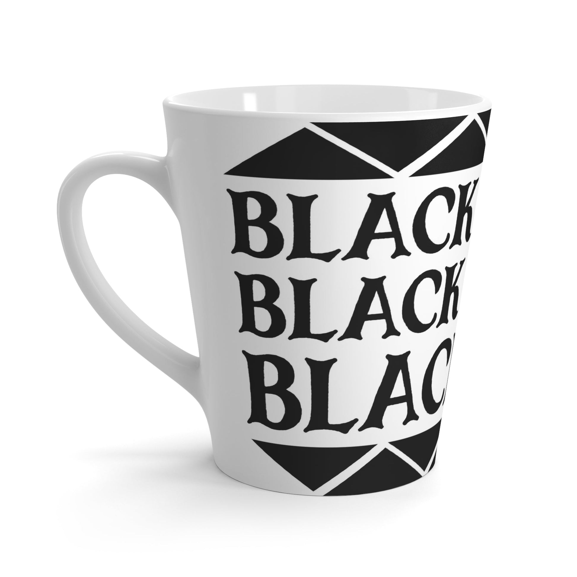 Black King Latte Mug - T4x Quadruple Love