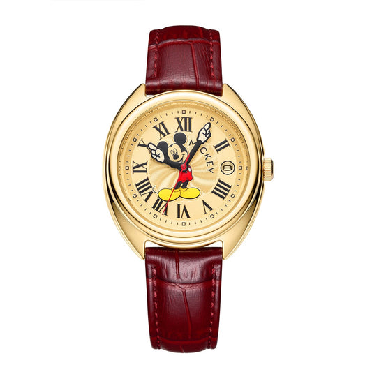 Disney Classic Mickey Fashion Women Original wristwatch - T4x Quadruple Love