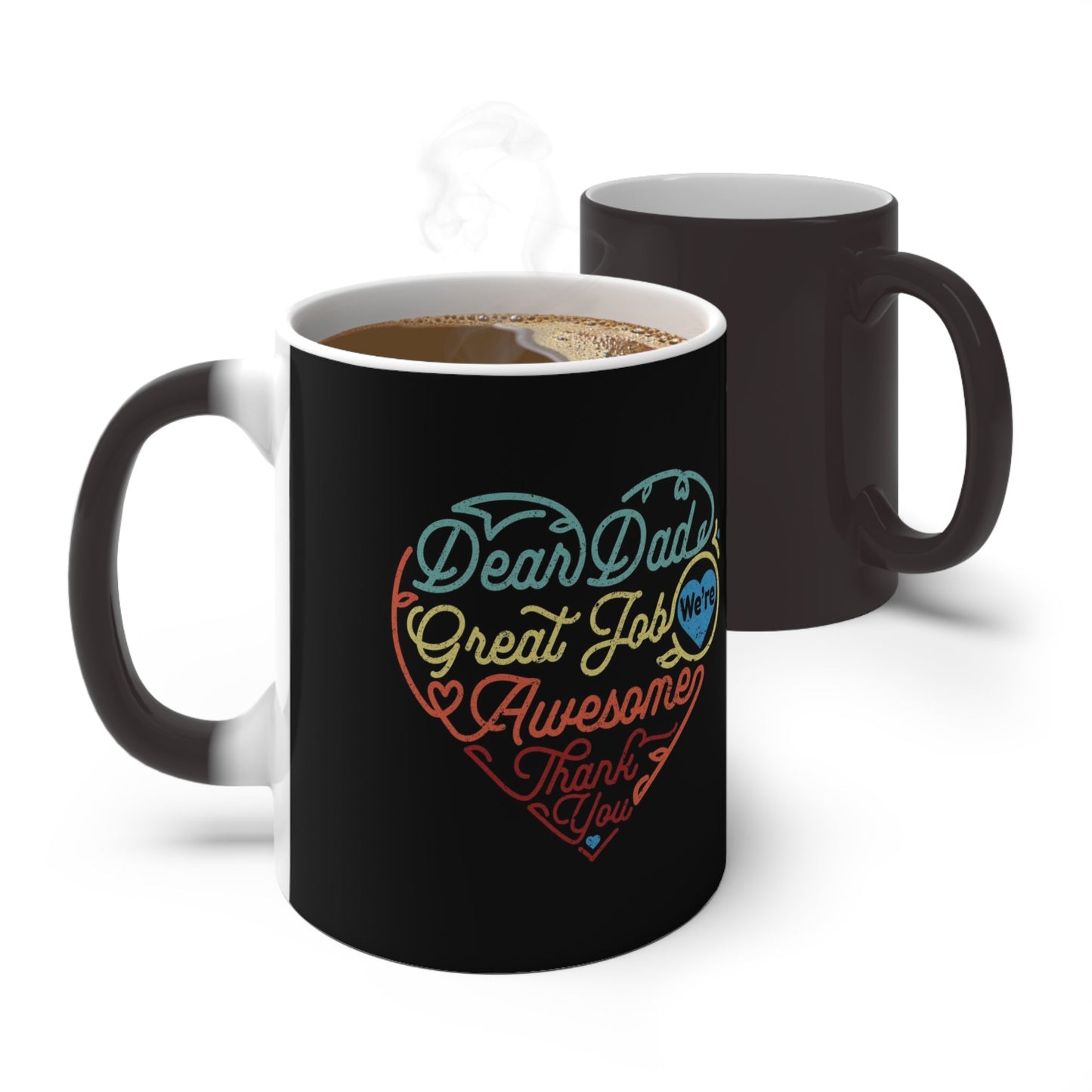 Father's Day Color Changing Mug - T4x Quadruple Love
