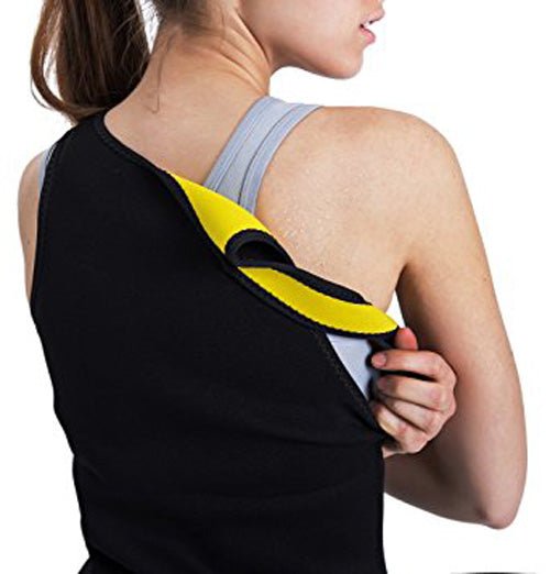 FIT Sweat Vest for Women, Neoprene Sauna Waist Trainer Suit Waist Cincher Shaper Slimmer - T4x Quadruple Love