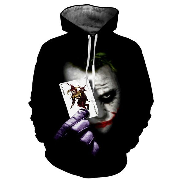 Joker Clowns 3D Printed Hoodies for Men Horror Pullover - T4x Quadruple Love