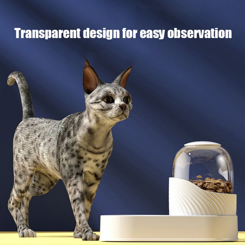 Pet Dual-Use Automatic Feeder for Cats and small Dogs - T4x Quadruple Love