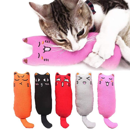 Rustle Sound Catnip Toy for Kitten Thumb Pillow Pet Accessories - T4x Quadruple Love