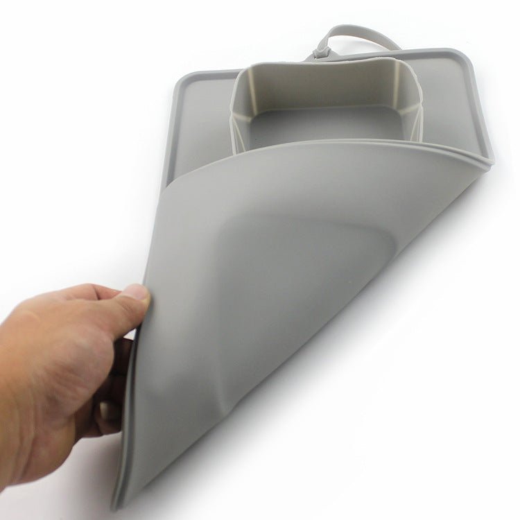 Soft Silicone Material Foldable Outdoor Travel non-slip Pet Double Bowl - T4x Quadruple Love