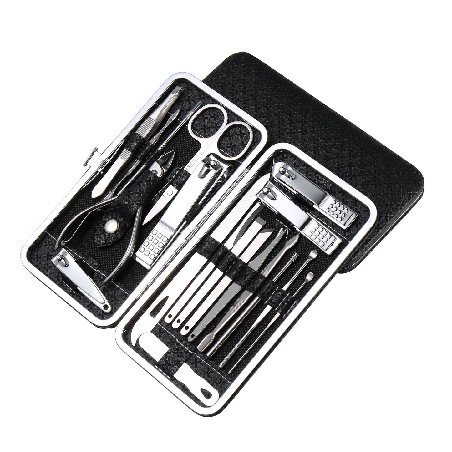 Stainless Steel Nail Clipper Cutter Trimmer, grooming, Manicure, Pedicure Set - T4x Quadruple Love