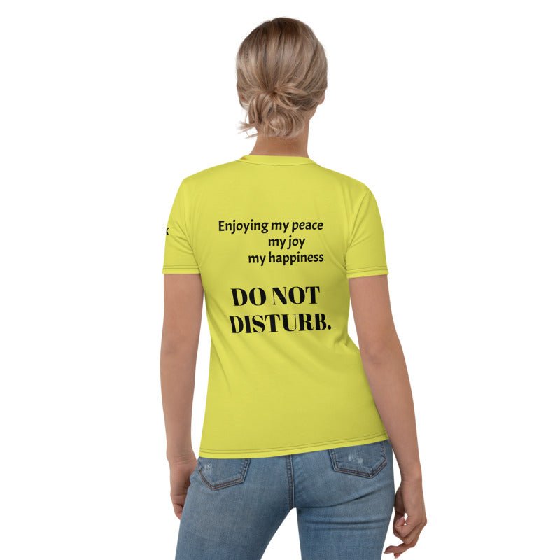 T4x Do Not Disturb Women's T-shirt - T4x Quadruple Love