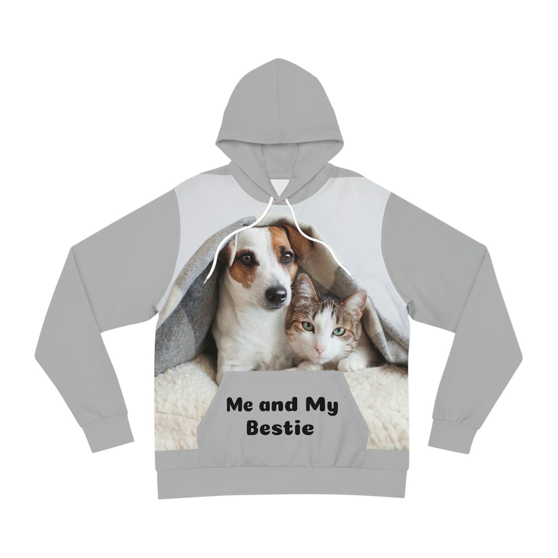 T4x Dog and Cat Bestie Fashion Hoodie - T4x Quadruple Love