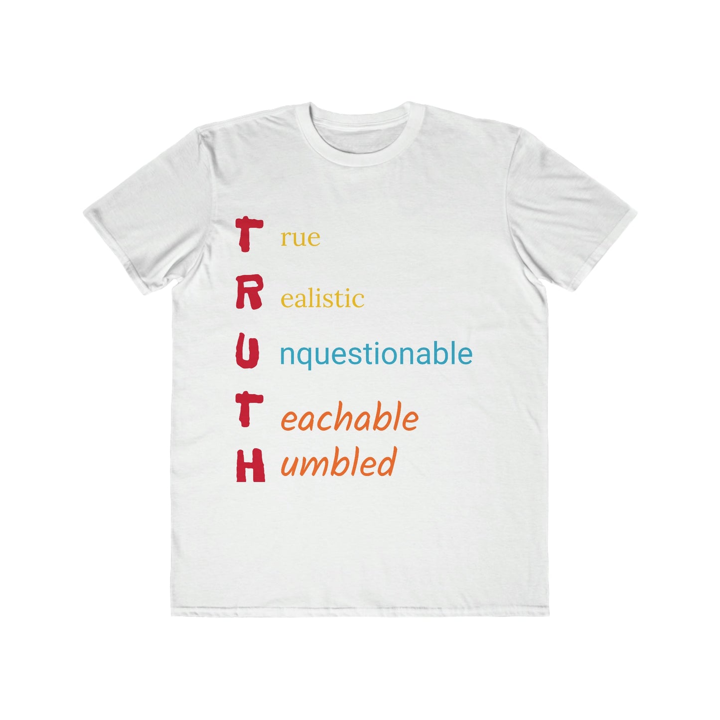 T4x Live in My Truth Men's Lightweight T-Shirt - T4x Quadruple Love