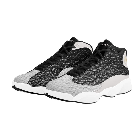 T4x Men's Black and White Basketball Shoes - T4x Quadruple Love