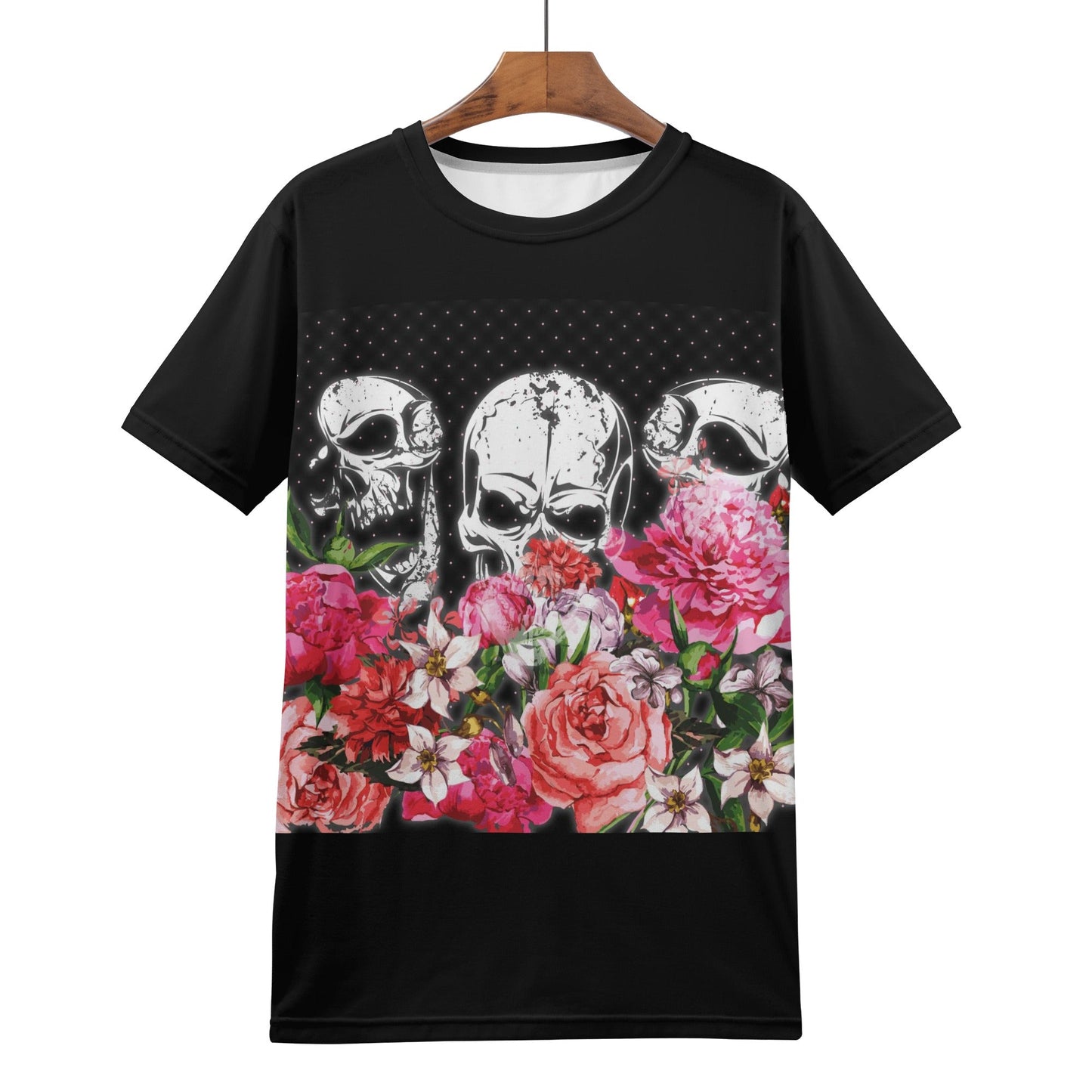 T4x Pink Skull Skater T-shirt - T4x Quadruple Love