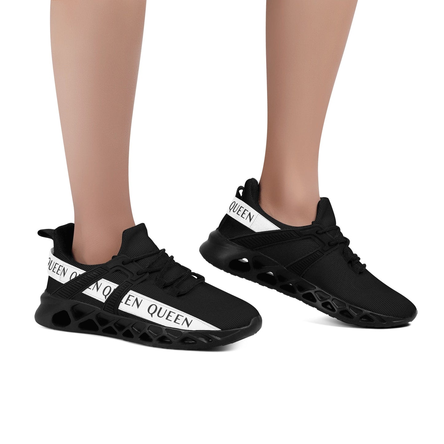 T4x Women's Black Running Shoes - T4x Quadruple Love